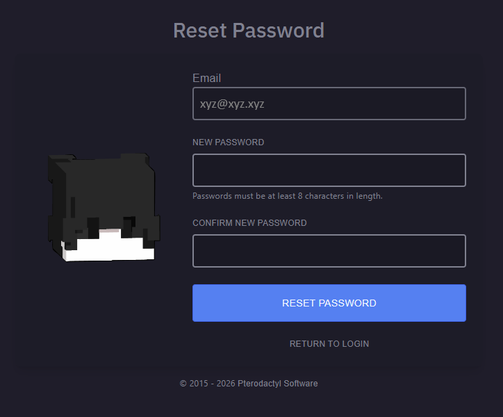 Reset password